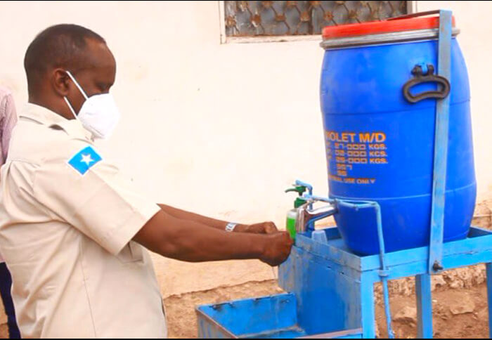 Lavandini di comunità: in Somalia per prevenire il virus